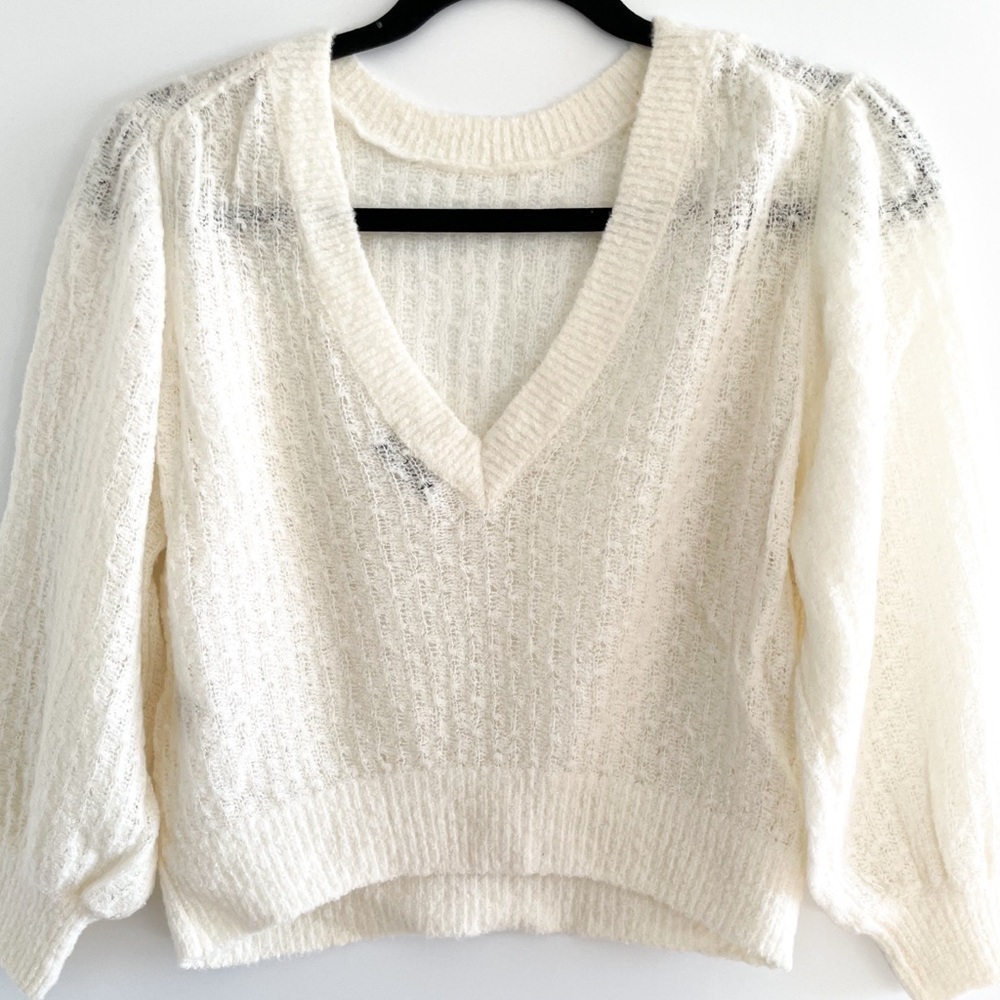 Babaton NWOT Puff Sleeve Sweater - Picture 8 of 12